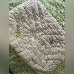 Quilted Star & Rainbow Baby pillow cover  - Eleanor